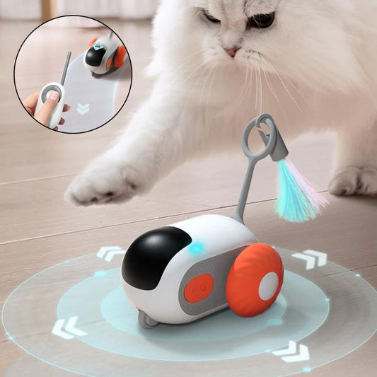 Pet remote control car toy for cats and dogs