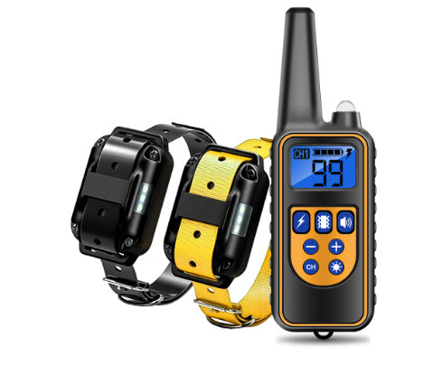 Remote training collar button controls
