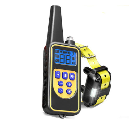 Remote training collar display screen