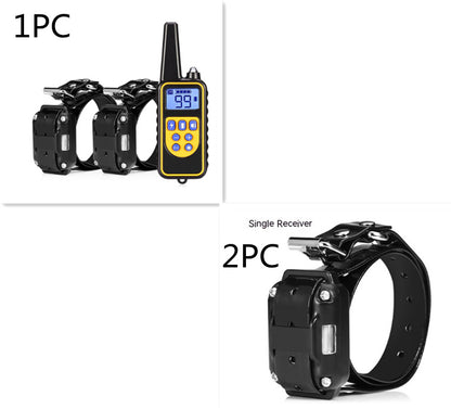 Remote training collar for large dogs