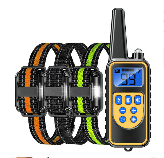 Remote training pet collar with accessories