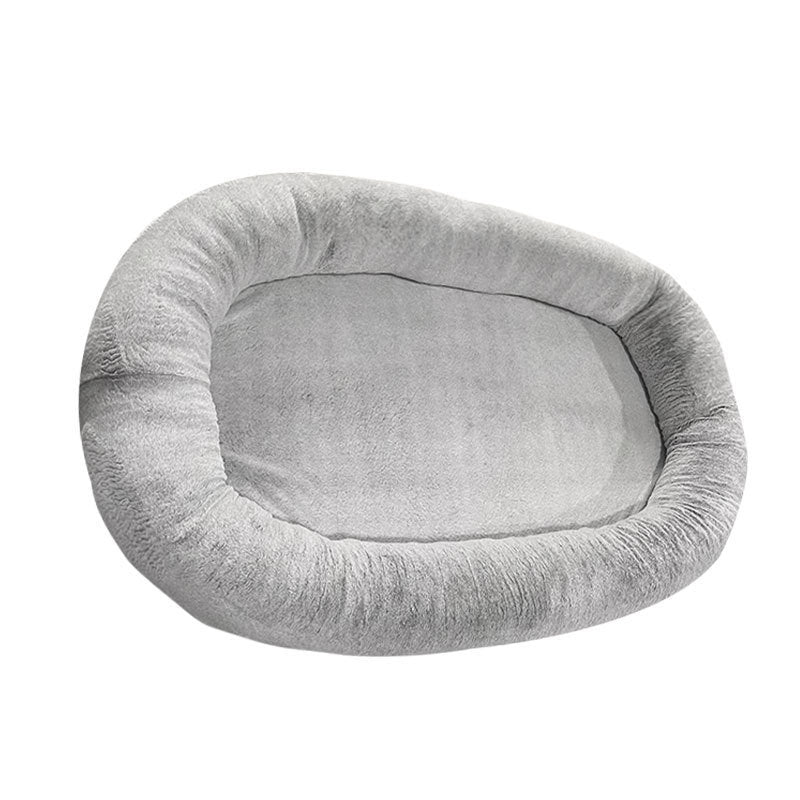 Soft large plush pet bed