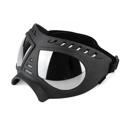 Side view of windproof pet sunglasses
