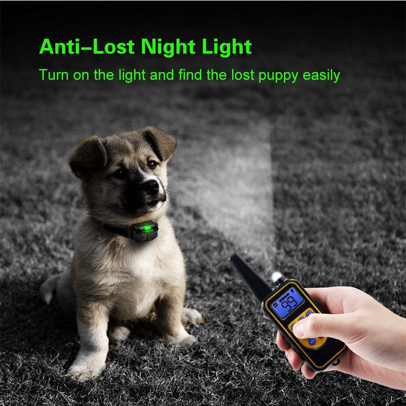 Wireless remote training pet collar